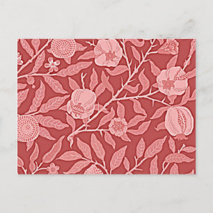 William Morris - Pomegranat-Design Postkarte