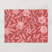 William Morris - Pomegranat-Design Postkarte (Vorderseite)