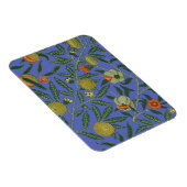 William Morris Pomegranate Blue Colorful Wallpaper Magnet (Rechte Seite)