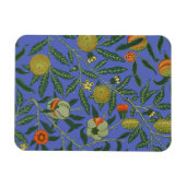 William Morris Pomegranate Blue Colorful Wallpaper Magnet (Horizontal)