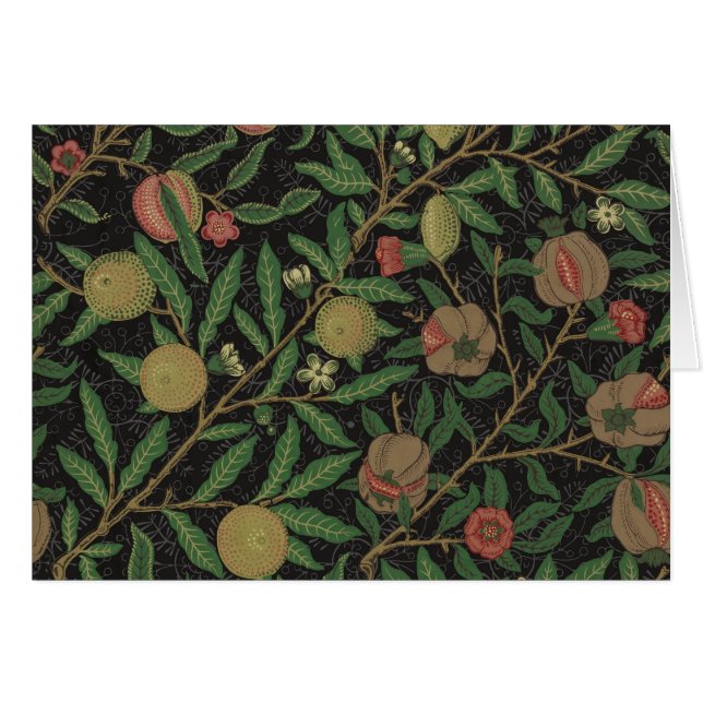 William Morris Pomegranate Classic Frucht (Vorderseite (Horizontal))