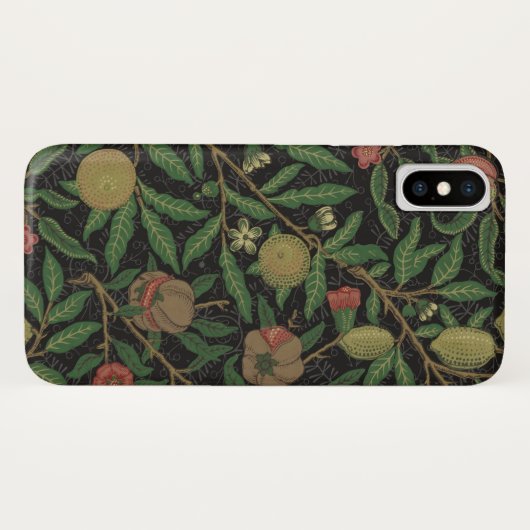 William Morris Pomegranate Classic Frucht Case-Mate iPhone Hülle (Rückseite (Horizontal))