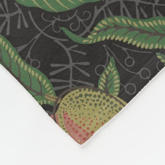 William Morris Pomegranate Classic Frucht Fleecedecke (Ecke)