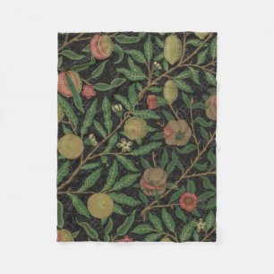 William Morris Pomegranate Classic Frucht Fleecedecke
