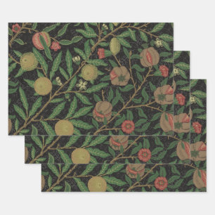 William Morris Pomegranate Classic Frucht Geschenkpapier Set