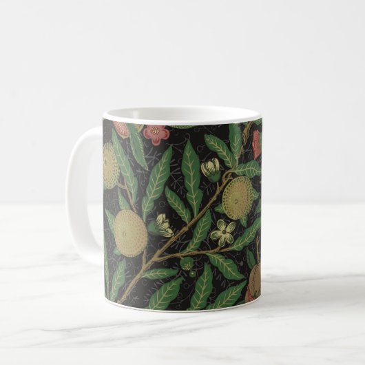 William Morris Pomegranate Classic Frucht Kaffeetasse (Vorderseite Links)