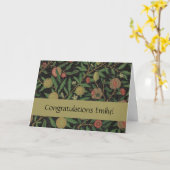 William Morris Pomegranate Classic Frucht Karte (Gelbe Blume)