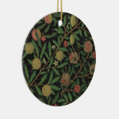 William Morris Pomegranate Classic Frucht Keramik Ornament (Rechts)