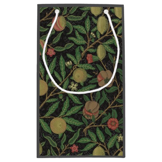 William Morris Pomegranate Classic Frucht Kleine Geschenktüte (Rückseite)
