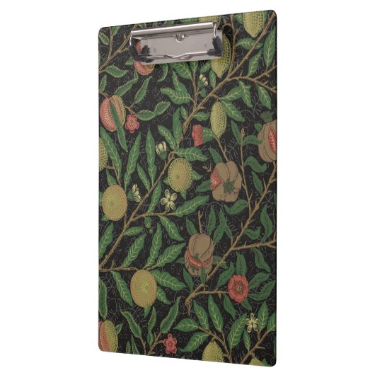 William Morris Pomegranate Classic Frucht Klemmbrett (Links)