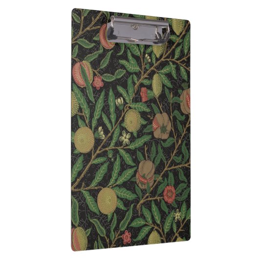 William Morris Pomegranate Classic Frucht Klemmbrett (Rechts)
