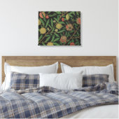 William Morris Pomegranate Classic Frucht Leinwanddruck (Insitu (Schlafzimmer))