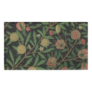 William Morris Pomegranate Classic Frucht Namenschild