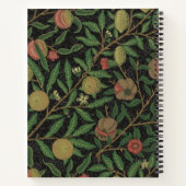 William Morris Pomegranate Classic Frucht Notizblock (Rückseite)