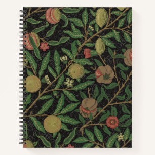 William Morris Pomegranate Classic Frucht Notizblock