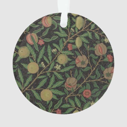 William Morris Pomegranate Classic Frucht Ornament (Rückseite)