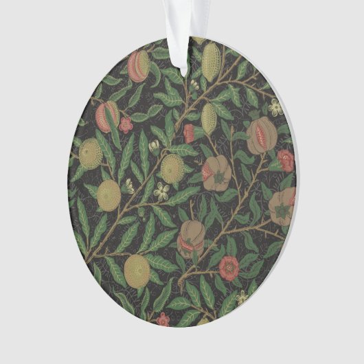 William Morris Pomegranate Classic Frucht Ornament (Vorderseite)