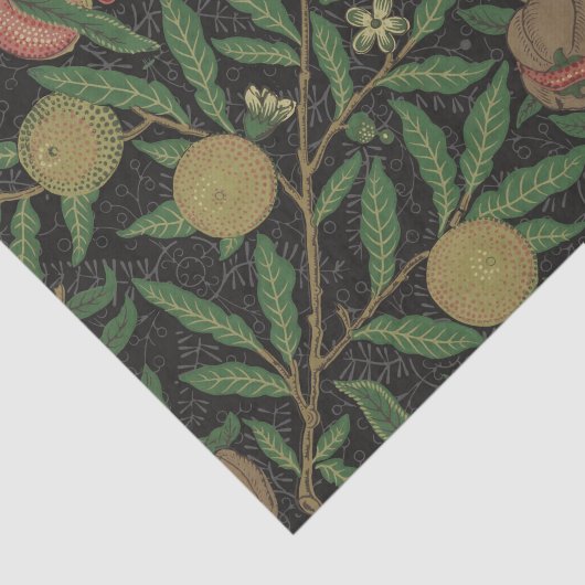 William Morris Pomegranate Classic Frucht Seidenpapier (Ausschnitt)
