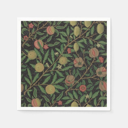 William Morris Pomegranate Classic Frucht Serviette (Vorderseite)