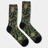 William Morris Pomegranate Classic Frucht Socken (Rechts)