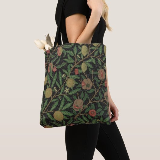 William Morris Pomegranate Classic Frucht Tasche (Von Nahem)