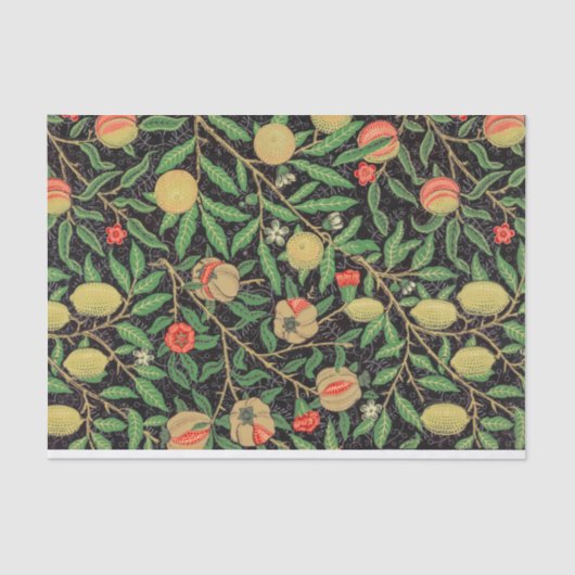 William Morris Pomegranate Design Tissue Paper Seidenpapier (Vorderseite)