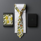William Morris Pomegranate Lemons Yellow Fruits Krawatte