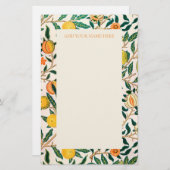 WILLIAM MORRIS "POMEGRANATE" PATTERSTATIONERY BRIEFPAPIER (Vorne/Hinten)