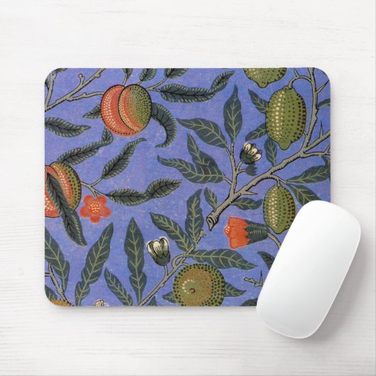 William Morris Pomegranate Wallpaper Mousepad (Mit Mouse)