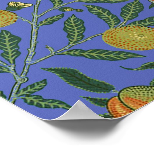 William Morris Pomegranate Wallpaper Poster (Ecke)