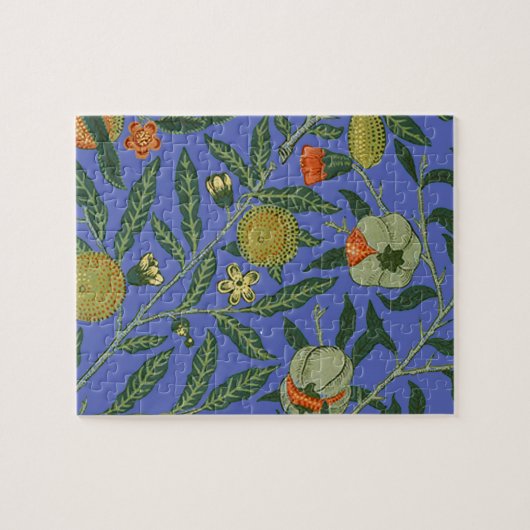 William Morris Pomegranate Wallpaper Puzzle (Horizontal)