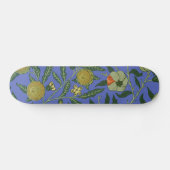 William Morris Pomegranate Wallpaper Skateboard (Horizontal)