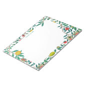William Morris Pomegranate White Notizblock (angewinkelt)