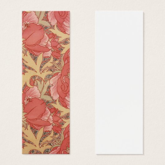 William Morris Poppies Floral (Vorne & Hinten)