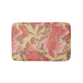 William Morris Poppies Floral Badematte (Vorderseite)