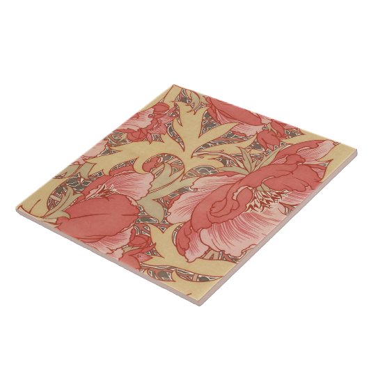 William Morris Poppies Floral Fliese (Seite)