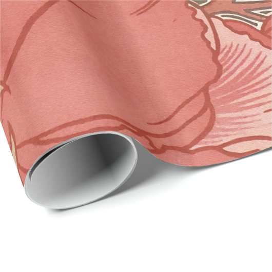 William Morris Poppies Floral Geschenkpapier (Rolleneckpunkt)