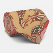 William Morris Poppies Floral Krawatte (Gerollt)