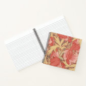 William Morris Poppies Floral Notizblock (Innenseite)