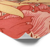 William Morris Poppies Floral Poster (Ecke)