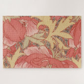 William Morris Poppies Floral Puzzle (Horizontal)