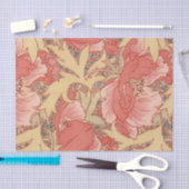 William Morris Poppies Floral Seidenpapier (Handwerk)