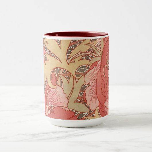 William Morris Poppies Floral Tasse (Zentrum)