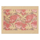 William Morris Poppies Floral Tischdecke (Vorderseite (Horizontal))