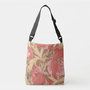 William Morris Poppies Floral Tragetaschen Mit Langen Trägern