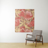 William Morris Poppies Floral Wandteppich (Beispiel)