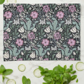 William Morris Poppy Botanical Victorian Wallpaper Geschirrtuch (Gefaltet)