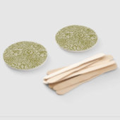 William Morris Poppy Classic Floral Green Fächer (Non-assembled)