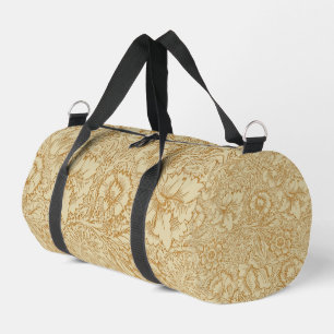 William Morris Poppy Floral Wallpaper Duffle Bag