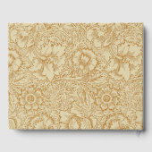 William Morris Poppy Floral Wallpaper Gästebuch (Rückseite)